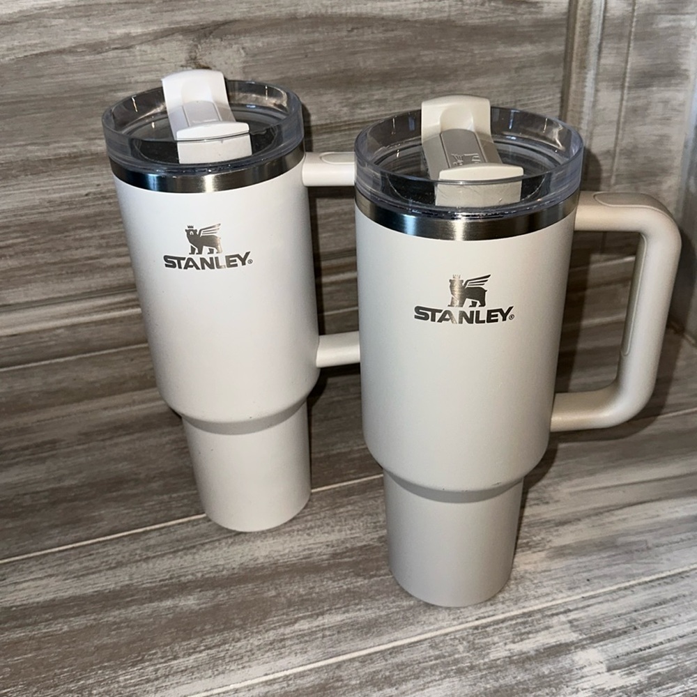 STANLEY TUMBLER bundle! Taupe & brilliant white!